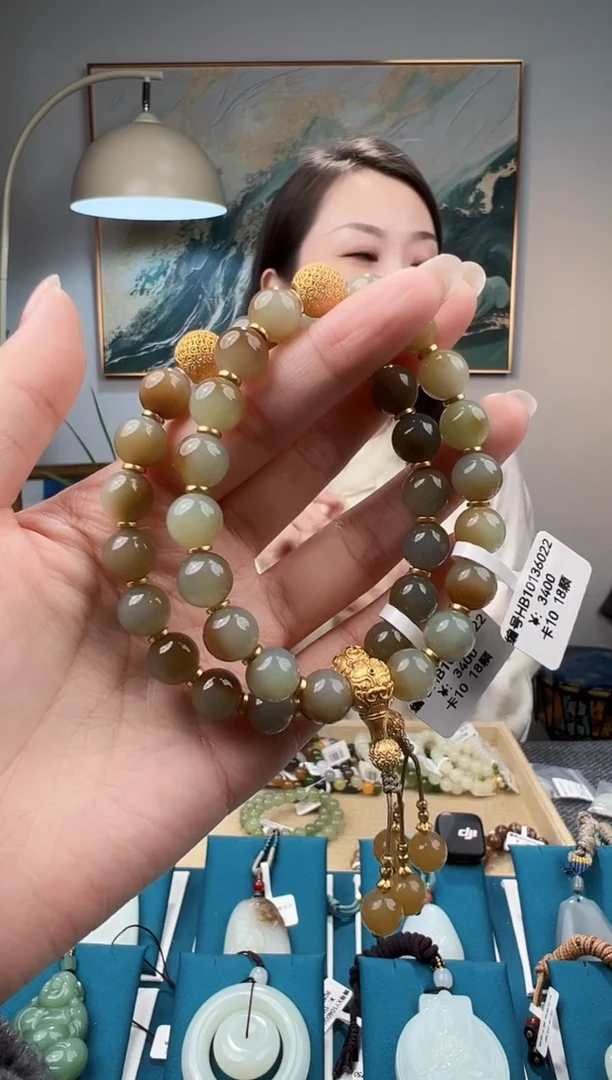 颈饰未镶嵌和田玉手串10 HB 多样性发货拍一发一