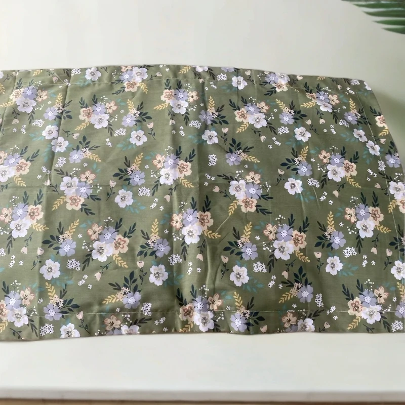 福利品小碎花全棉斜纹枕套一对装枕头套棉枕印花
