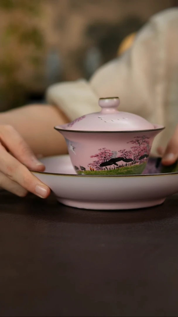 杯景德镇陶瓷杯碗柴烧多人