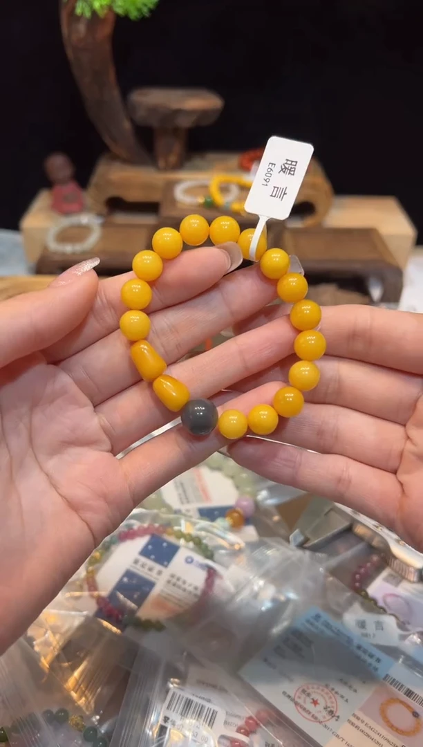 【闪购商品】琥珀手饰未镶嵌手饰@@E6091