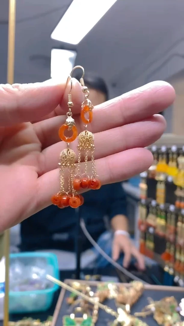 【闪购商品】翡翠耳饰合金292翡翠耳钩