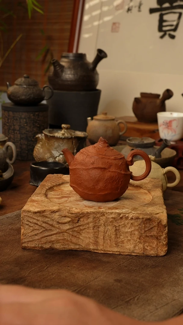 志敏老师手捏仿生壶     130cc