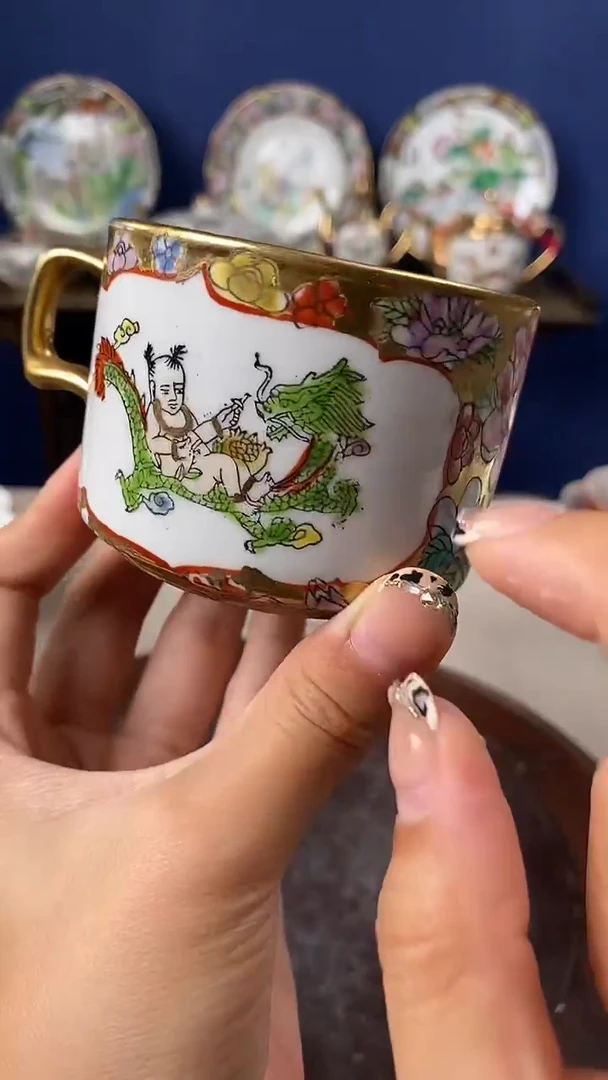 瓷片微瑕景德镇窑厂瓷摆件单件