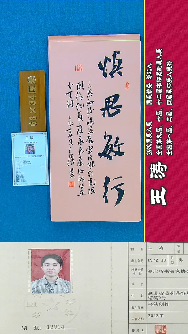 书法43R王涛书法作品