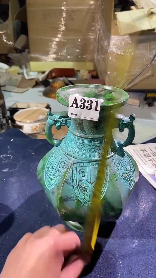 中古美术工艺品331铜花瓶