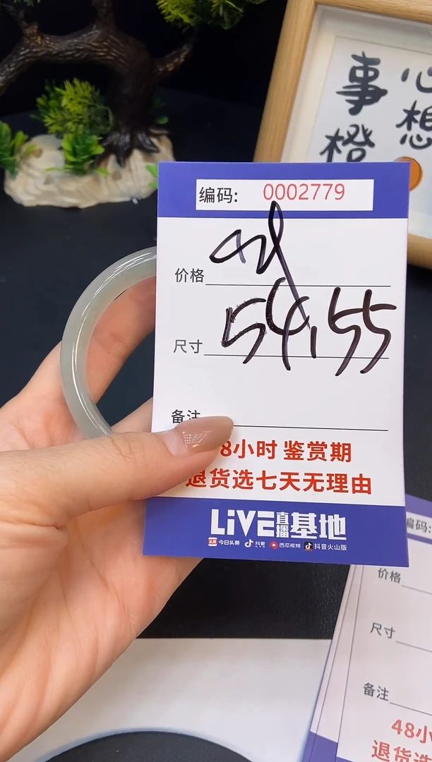 未镶嵌手镯翡翠0002779