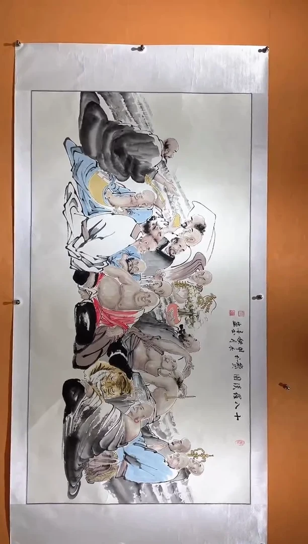 国画刘金玉老师亲笔手绘