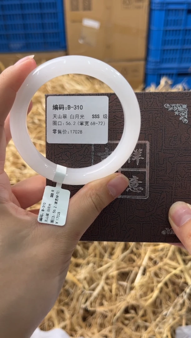 未镶嵌手镯石英质玉B-310