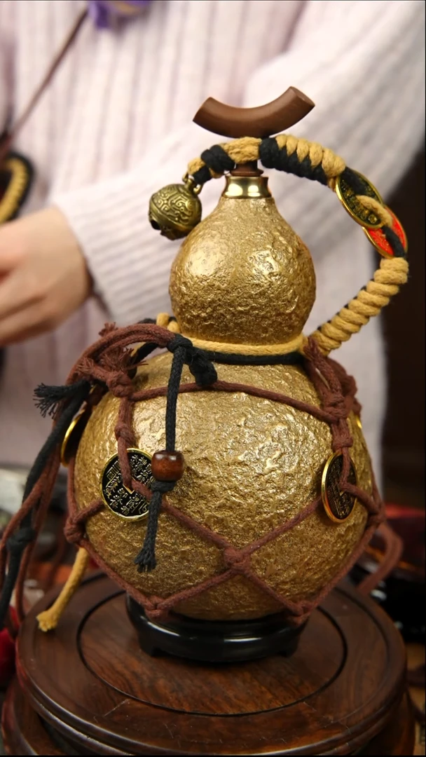 324号500ml左右非遗大漆酒葫芦