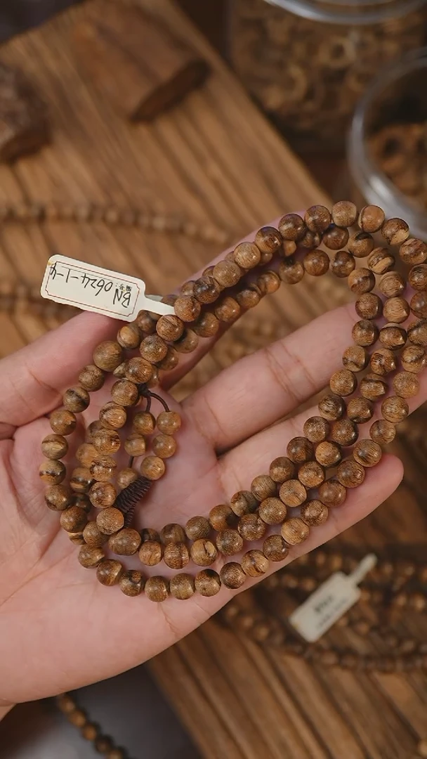 手串沉香菩萨棋金星老料0.75-16克+bn-0624