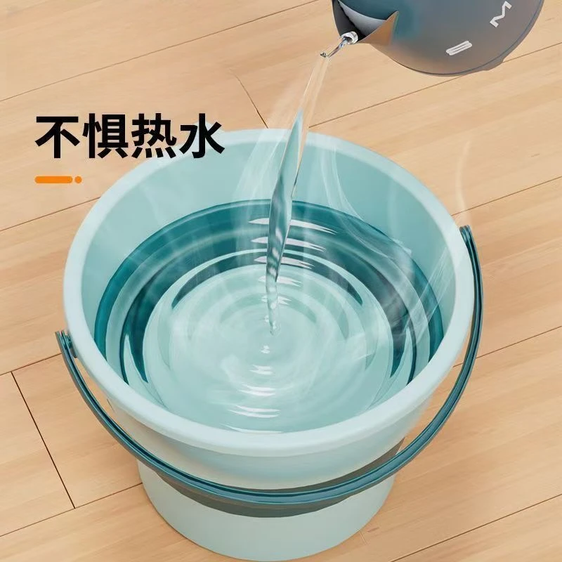 【新疆包邮】折叠水桶车载便携式户外钓鱼桶可折叠家用学生宿舍车用