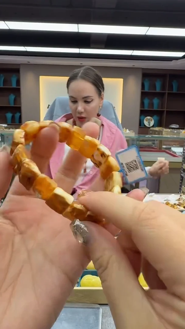 手链琥珀未镶嵌101秒拍号 假一罚三