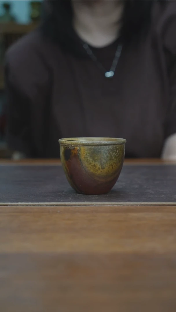 杯景德镇柴烧缸杯