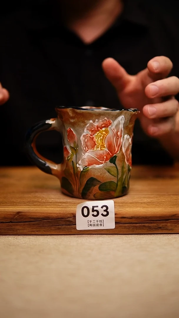 @@陶园瓷舍@@纯手工手绘@高温釉下彩