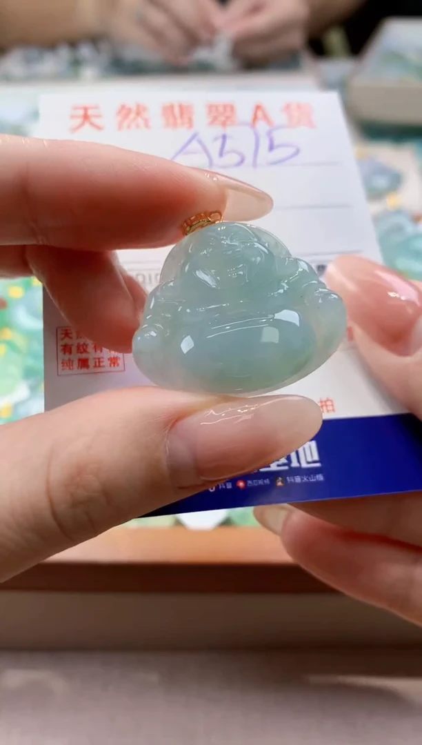 颈饰未镶嵌翡翠天然翡翠挂件