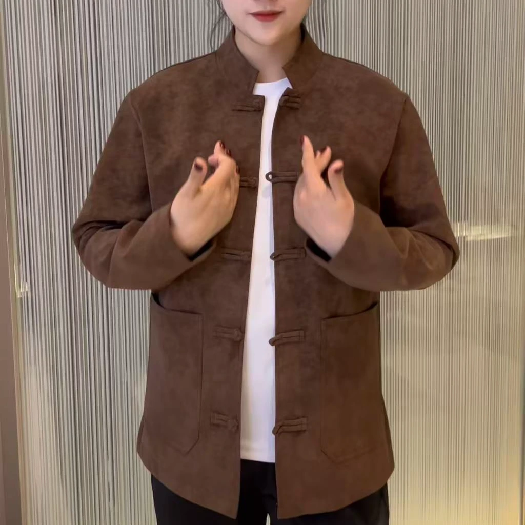 88235 040男士新款休闲时尚百搭唐装外套