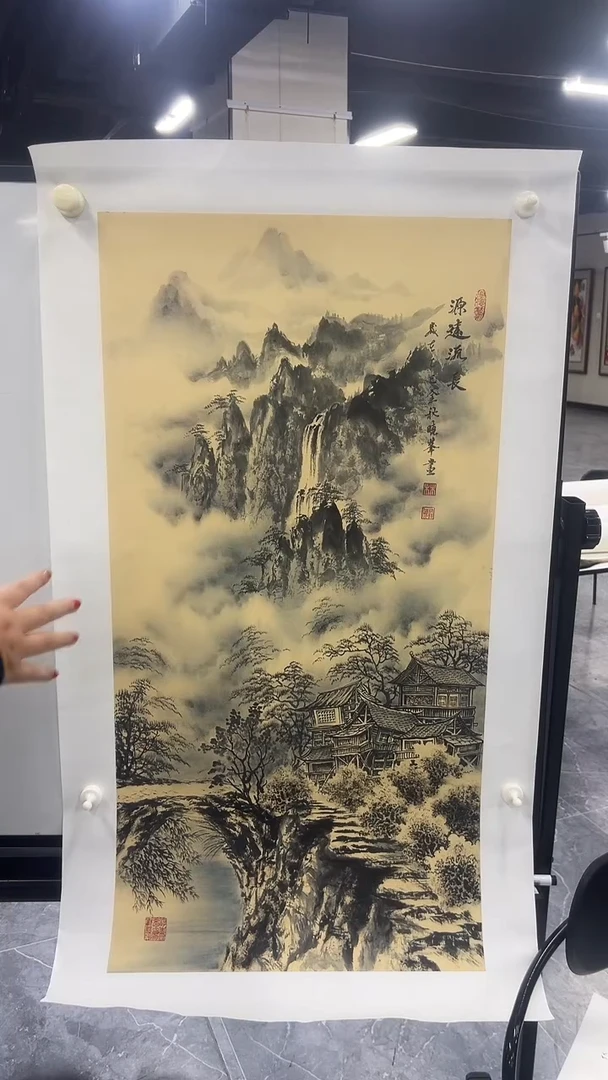国画手绘水墨作品