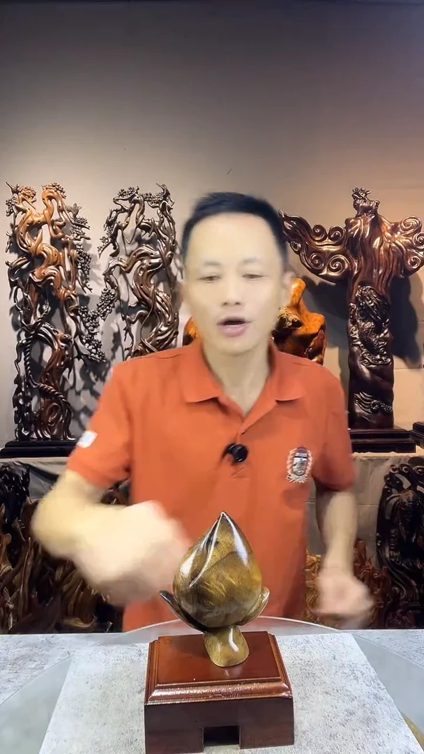 金丝楠晕**亲小叶桢楠随行摆件51