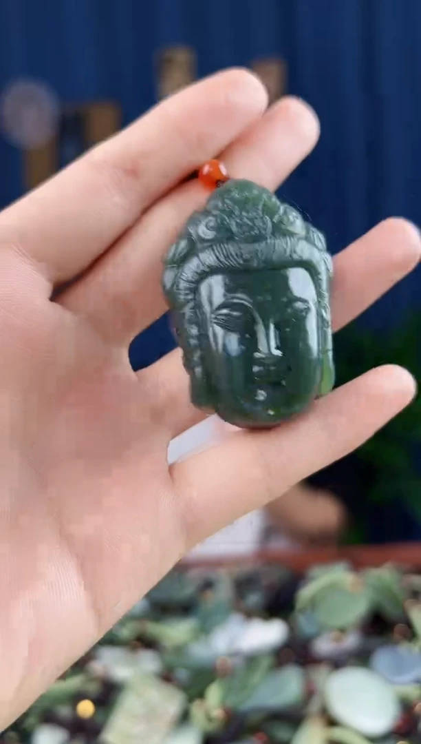 未镶嵌和田玉挂件拍一发一，