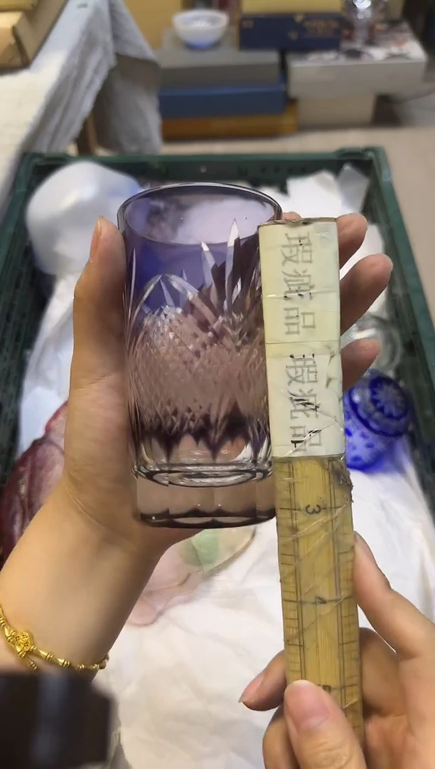 手工艺品玻璃我***过049瑕疵