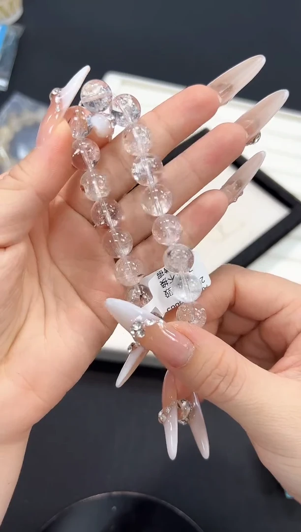 水晶手链未镶嵌56c多样性发其一【1条】默认微瑕