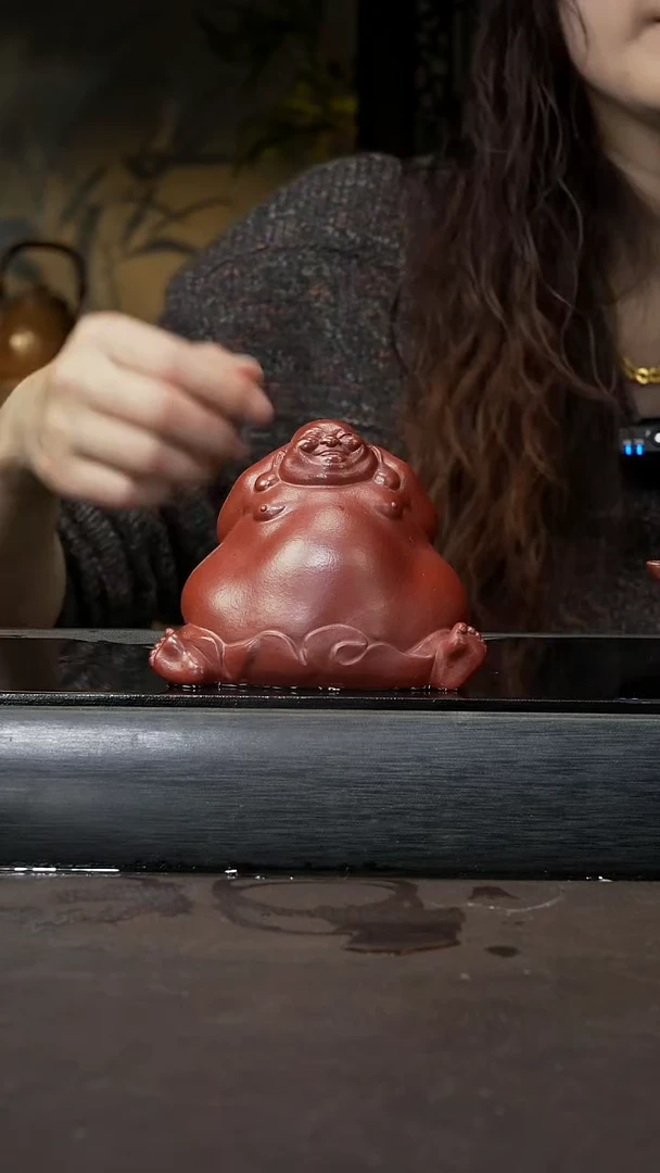 【闪购商品】紫砂茶壶朱泥 摆件 044