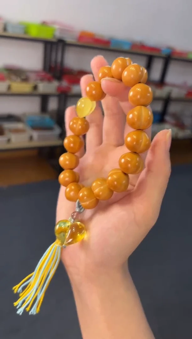 吊坠菩提根/象牙果 猴头柯基臀拉【桃心】手持