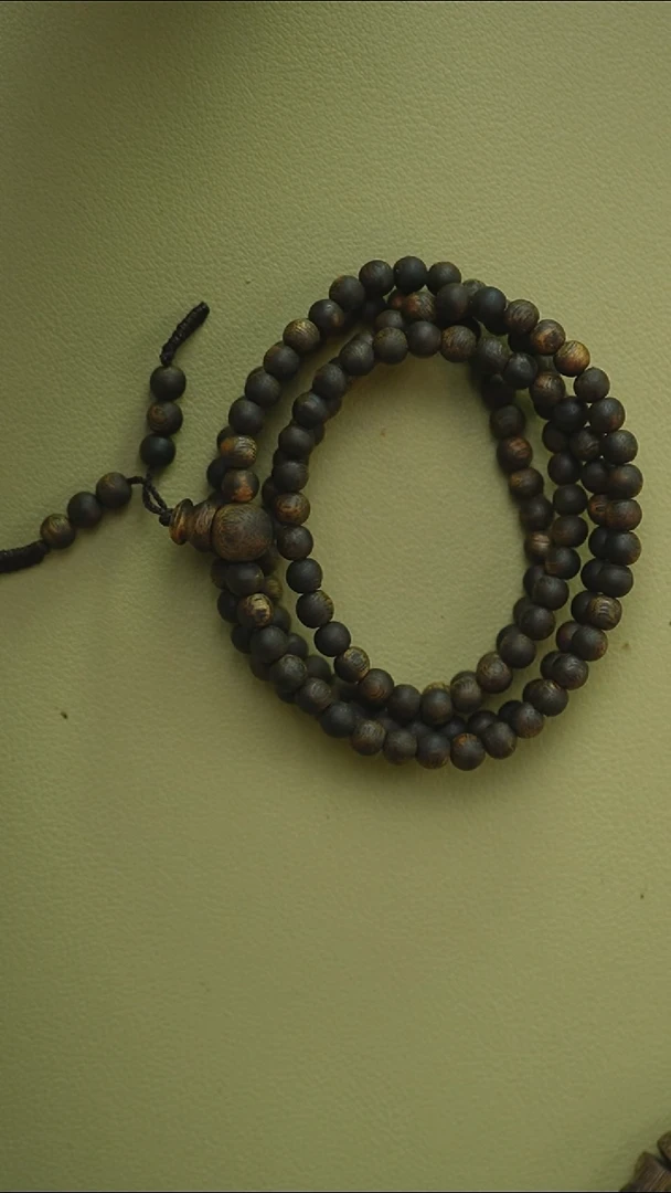 手串沉香5mm圆珠多圈绿奇楠虫漏留疤沉水级