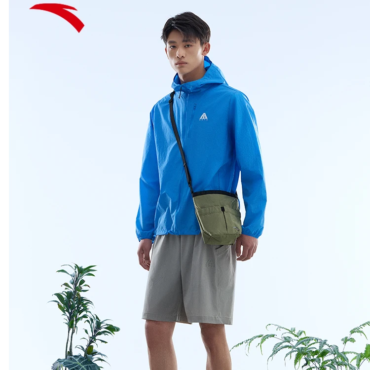 安踏轻壳防晒衣丨户外冰丝风衣秋季新款抗紫外线透气钓鱼外套