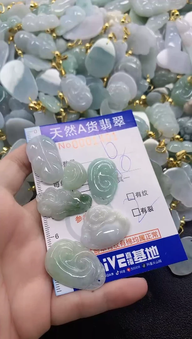 颈饰未镶嵌翡翠大**才天然A货翡翠