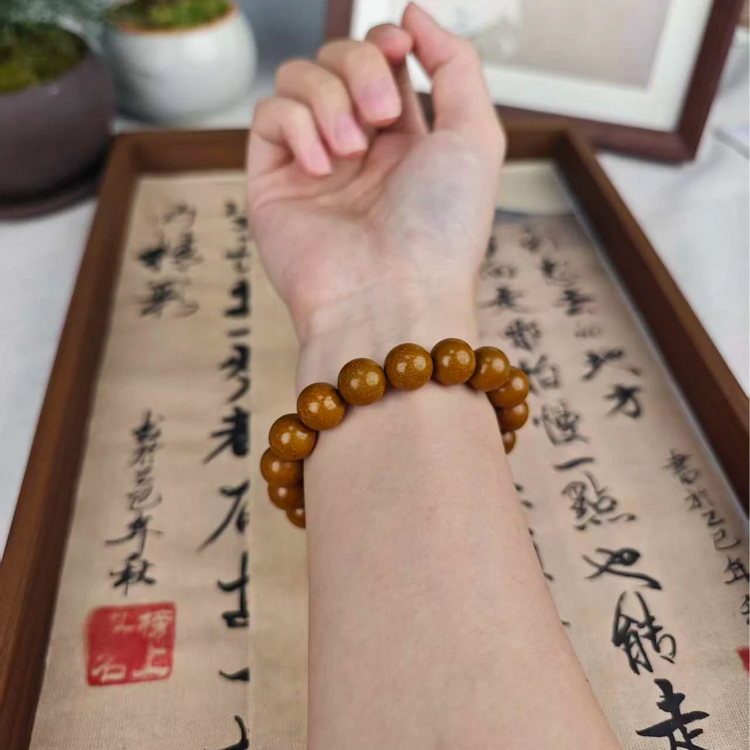 [栀子花香]合香珠手串 古法调配 单圈1.2*17颗