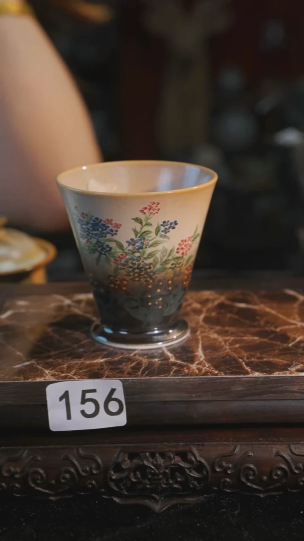 杯子等烟雨陶瓷手作主人杯156