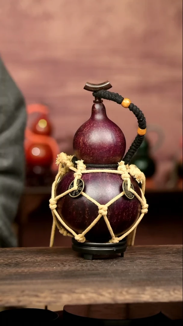 561号中药煮色  大漆葫芦水壶/酒壶 一物一拍