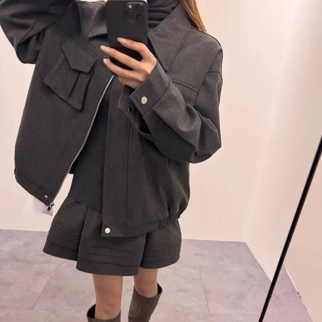 6016•花苞套装 TZ# 意法货HU家夹棉减龄花苞半裙套装•