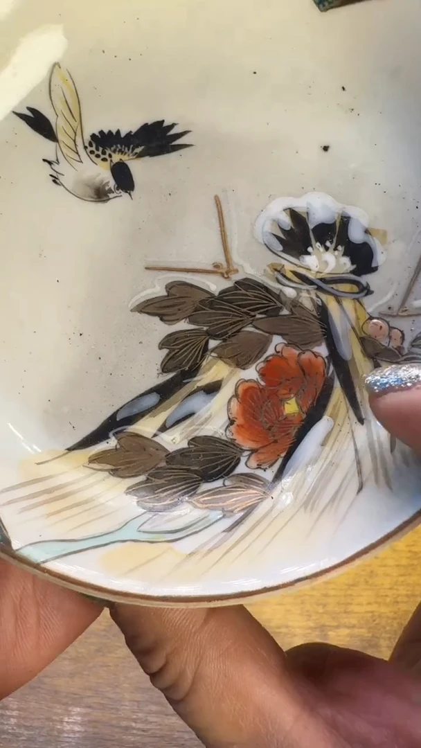 瓷器瓷器瑕疵脏旧84单个