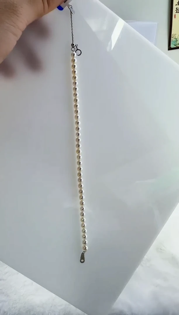未镶嵌淡水珍珠DA珍珠手链4-5  b632