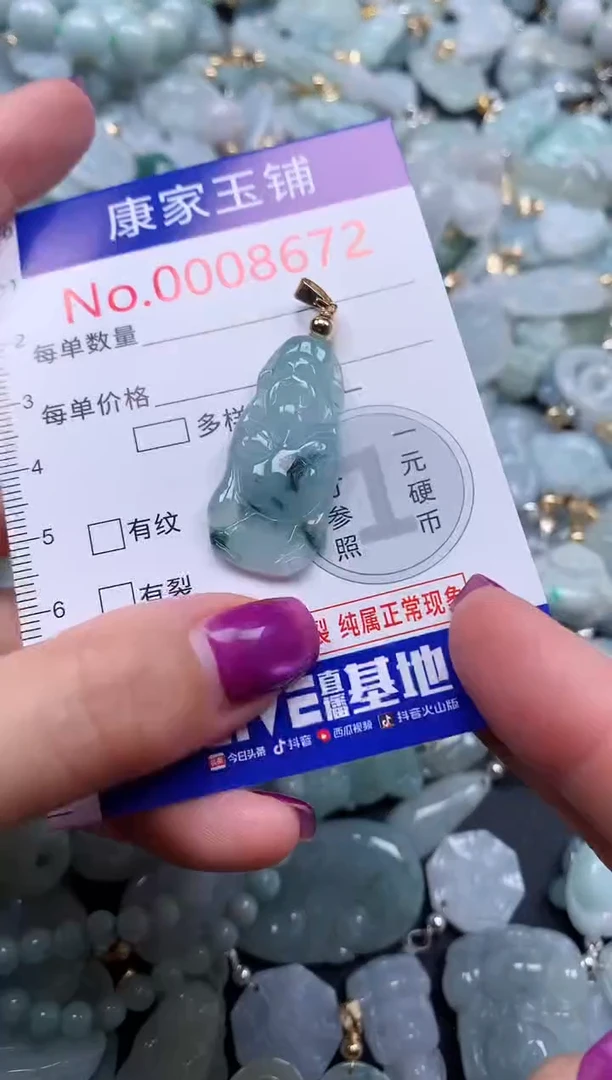 颈饰未镶嵌翡翠8672