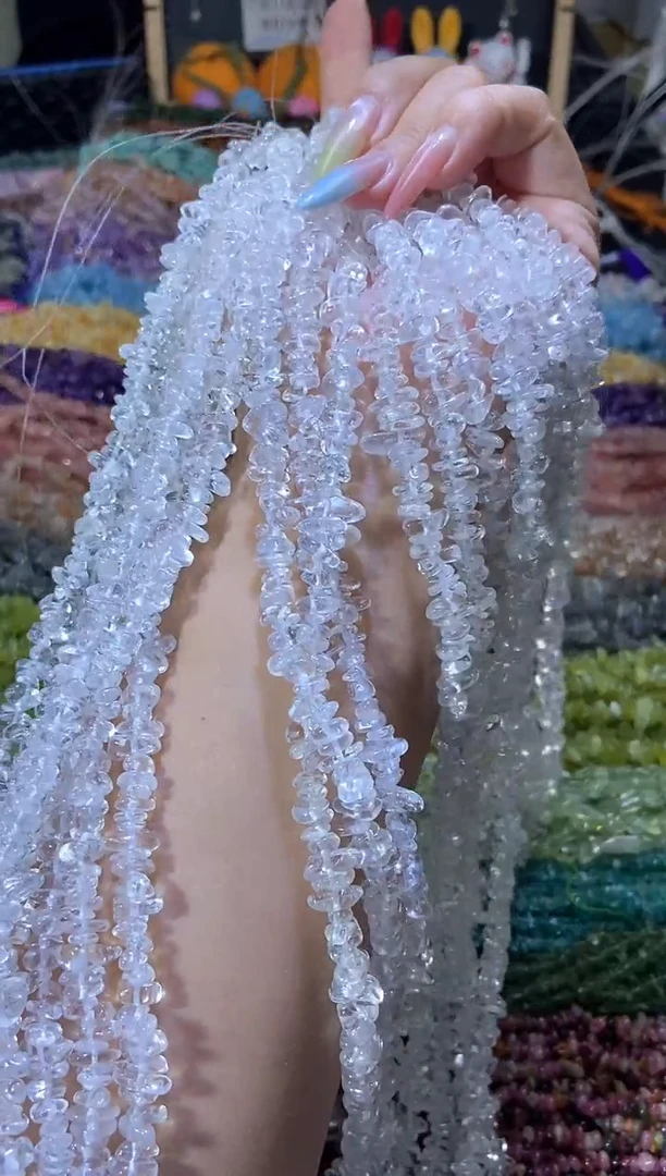 水晶珠宝半成品未镶嵌白水晶