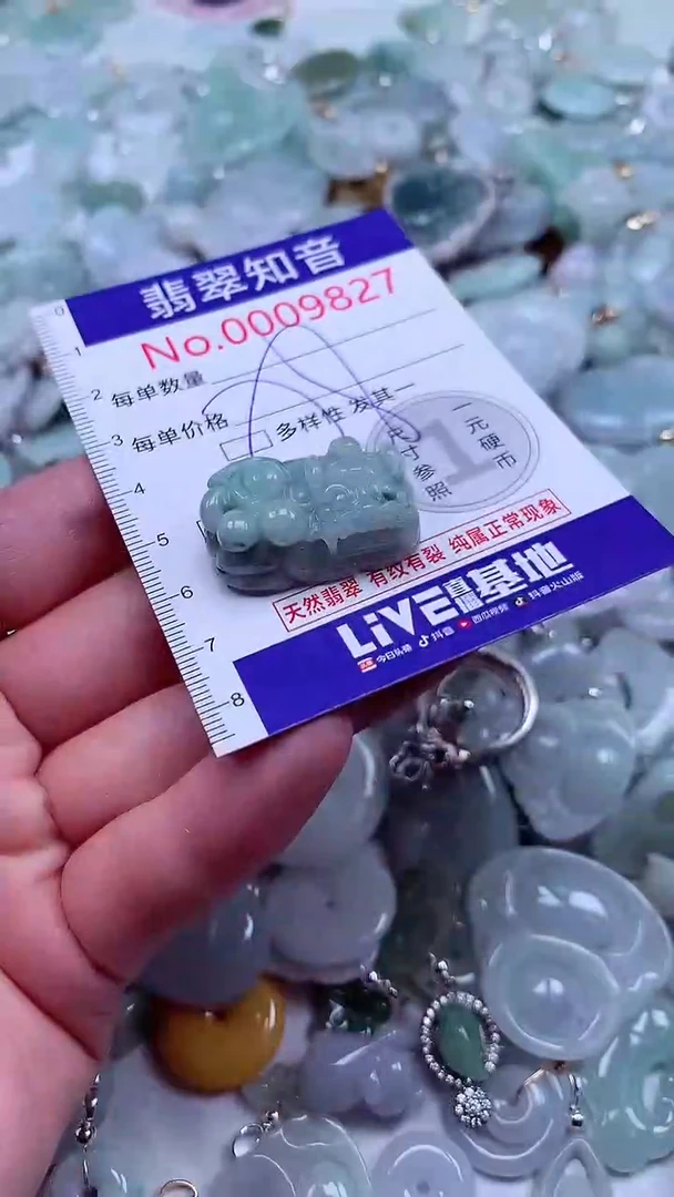 吊坠(不含链)未镶嵌翡翠9827