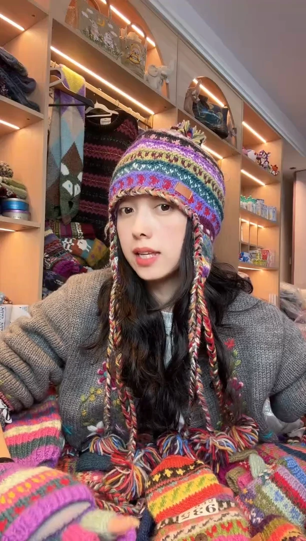 绵羊毛诺*百羊毛护耳帽987