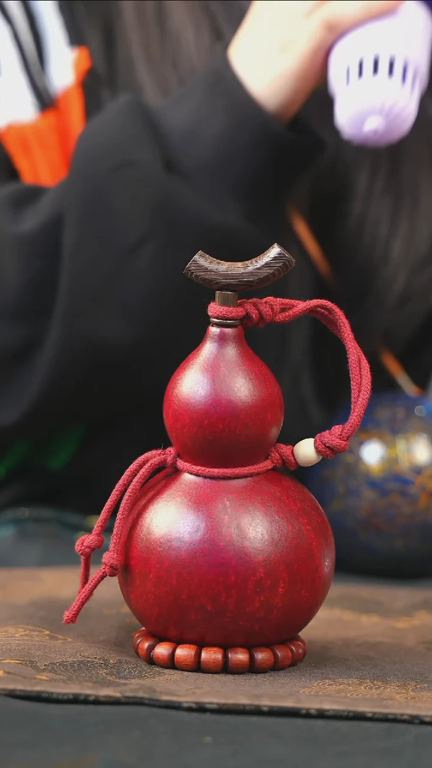 【闪购商品】XF207大漆酒葫芦不包手串及旋转底座