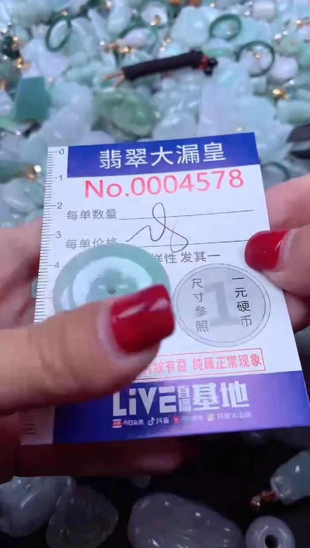 颈饰未镶嵌翡翠4578