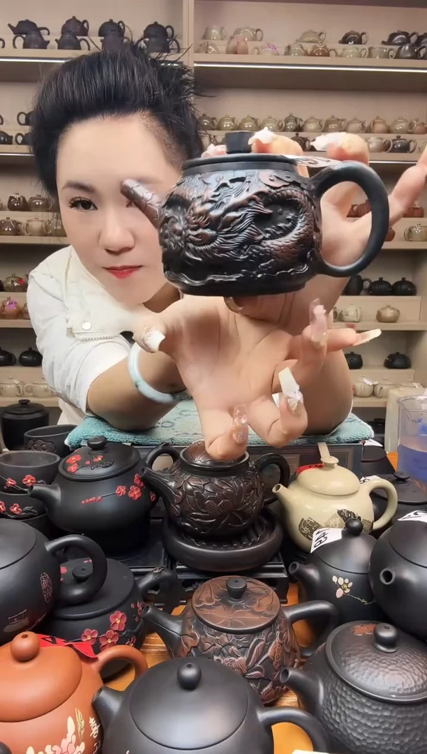 壶满雕  德中 龙