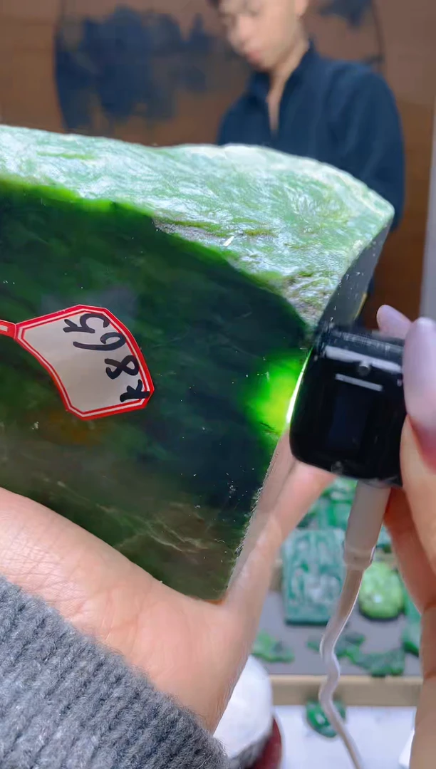 【闪购商品】和田玉（碧玉）珠宝半成品未镶嵌1