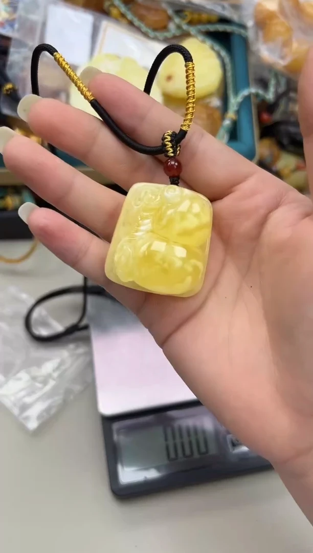 裸石蜜蜡未镶嵌天然琥珀蜜蜡