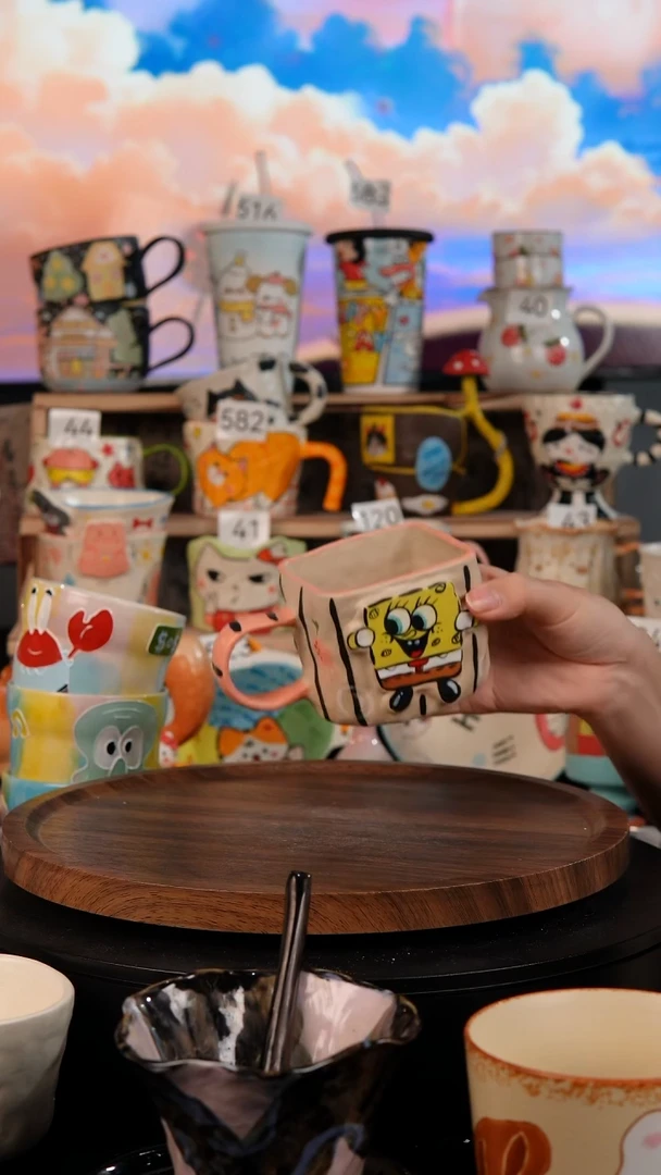 陶瓷双饮款景德镇手工陶瓷