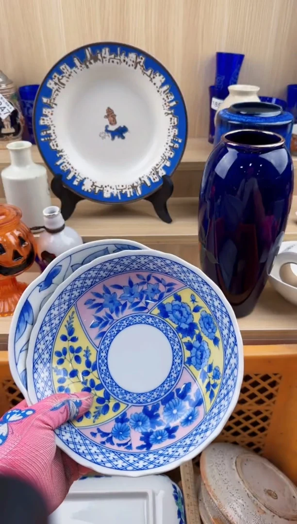 瓷片054回流瓷器，默认微瑕，18包邮