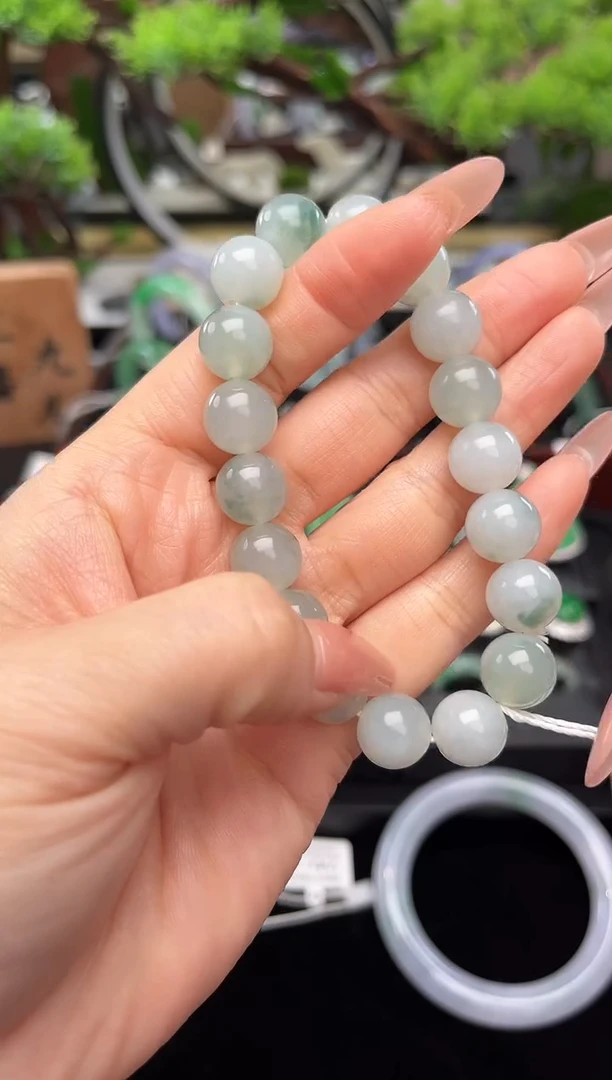 未镶嵌手串翡翠珠串