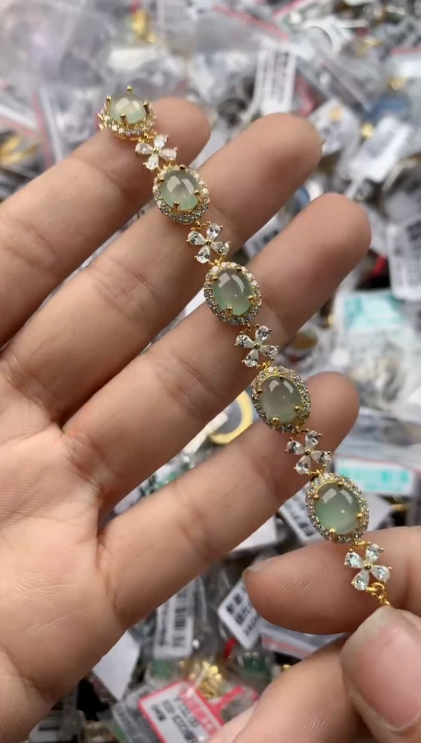 银S925镶嵌戒指翡翠5555----10