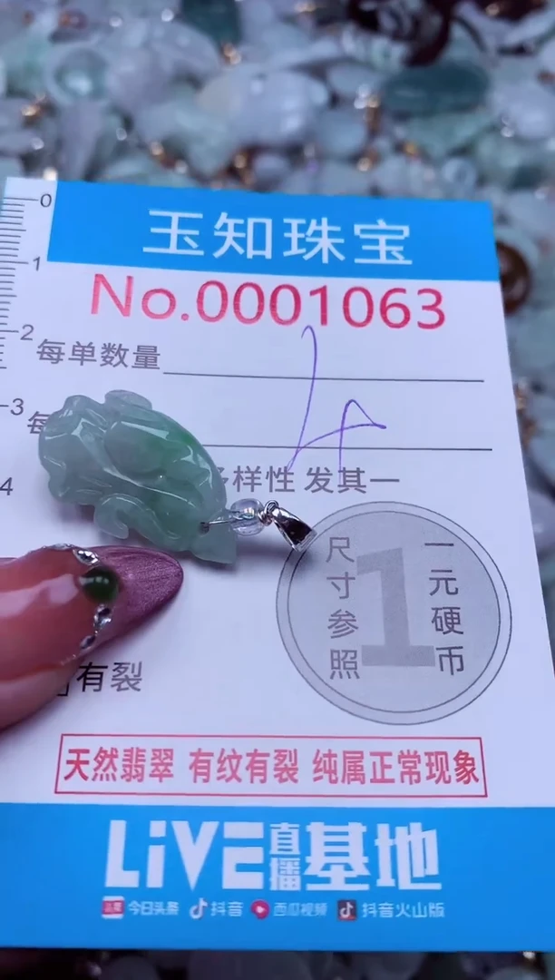 吊坠(不含链)未镶嵌翡翠1063